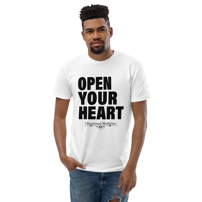 Open Your Heart (White) Short Sleeve T-shirt