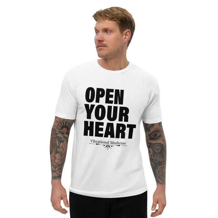 Open Your Heart (White) Short Sleeve T-shirt