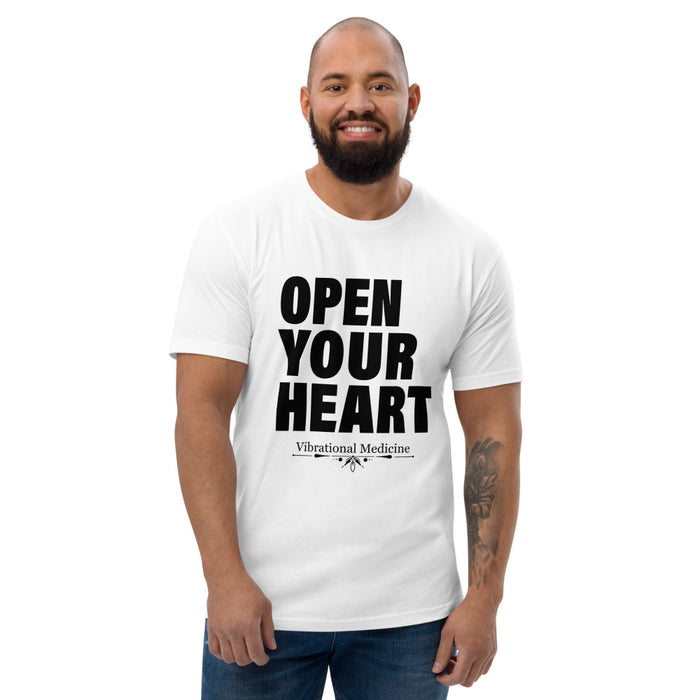 Open Your Heart (White) Short Sleeve T-shirt