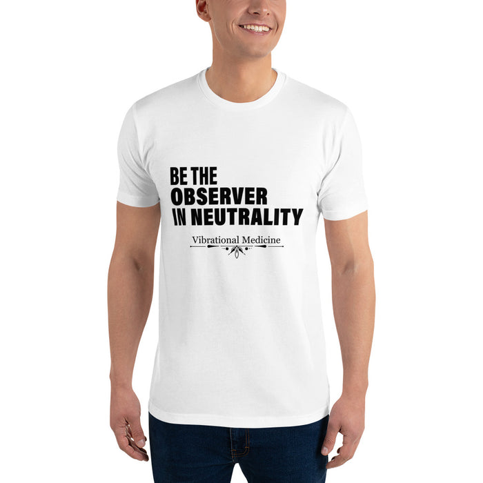 Be The Observer In Neutrality (White) Short Sleeve T-shirt