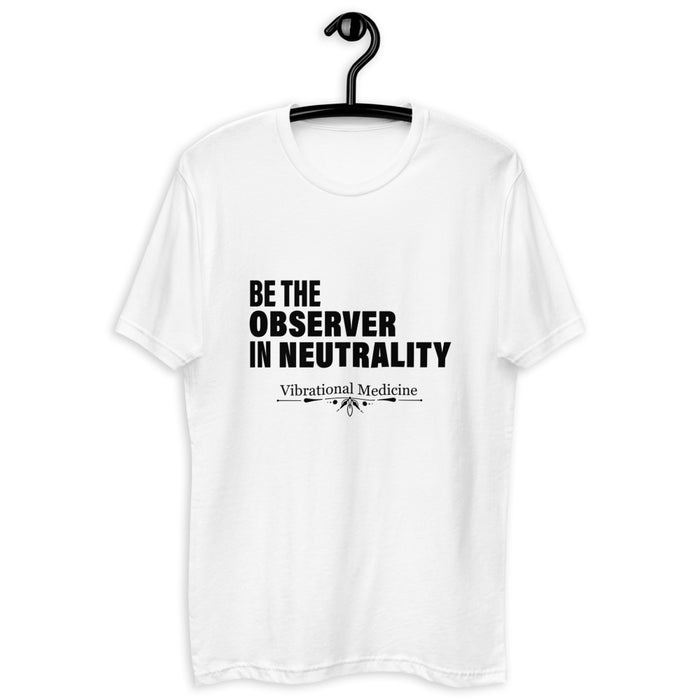 Be The Observer In Neutrality (White) Short Sleeve T-shirt