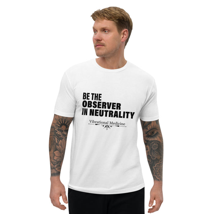 Be The Observer In Neutrality (White) Short Sleeve T-shirt