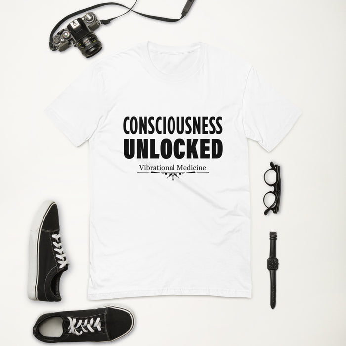 Consciousness Unlocked (White) Short Sleeve T-shirt