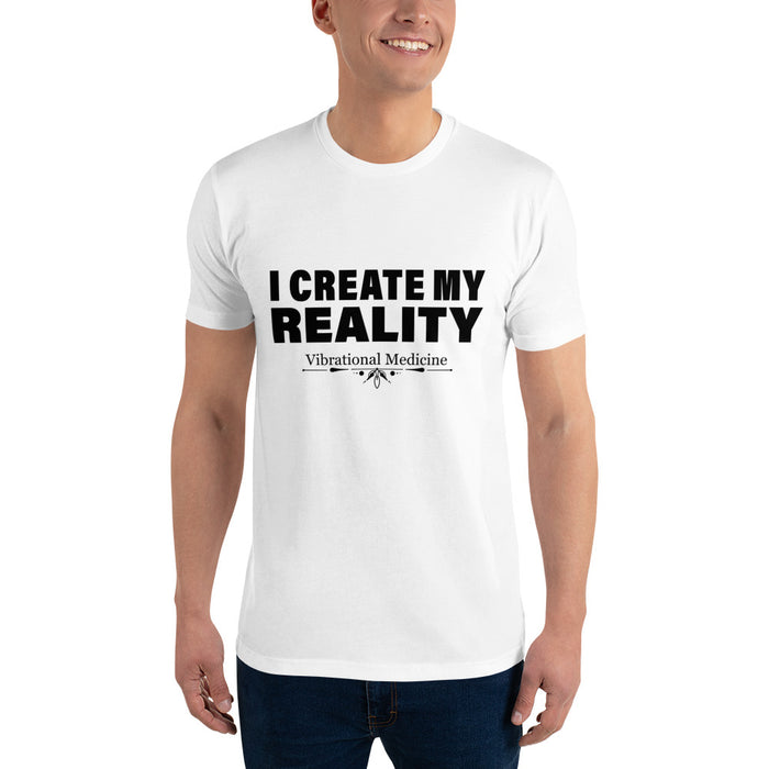 I Create My Reality (White) Short Sleeve T-shirt