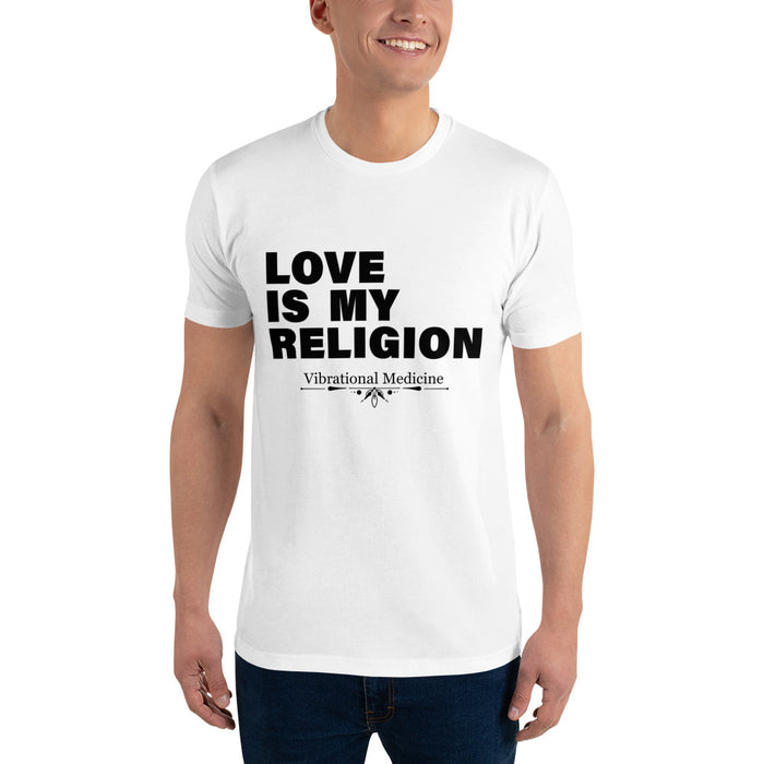 Love Is My Religion (White) Short Sleeve T-shirt