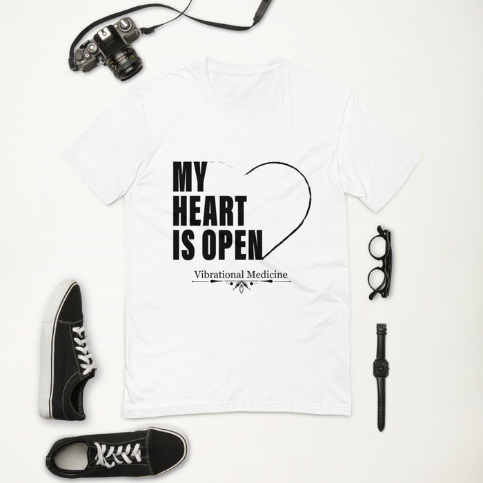 My Heart Is Open (White) Short Sleeve T-shirt