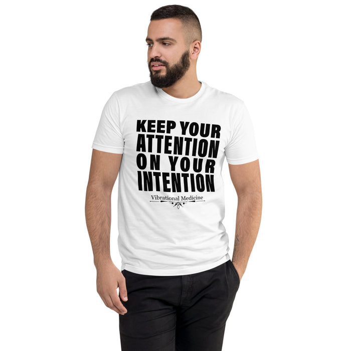 Keep Your Attention On Your Intention (White) Short Sleeve T-shirt