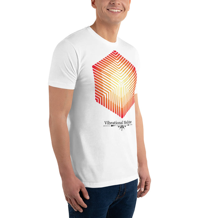 Hexacube (White) Short Sleeve T-shirt