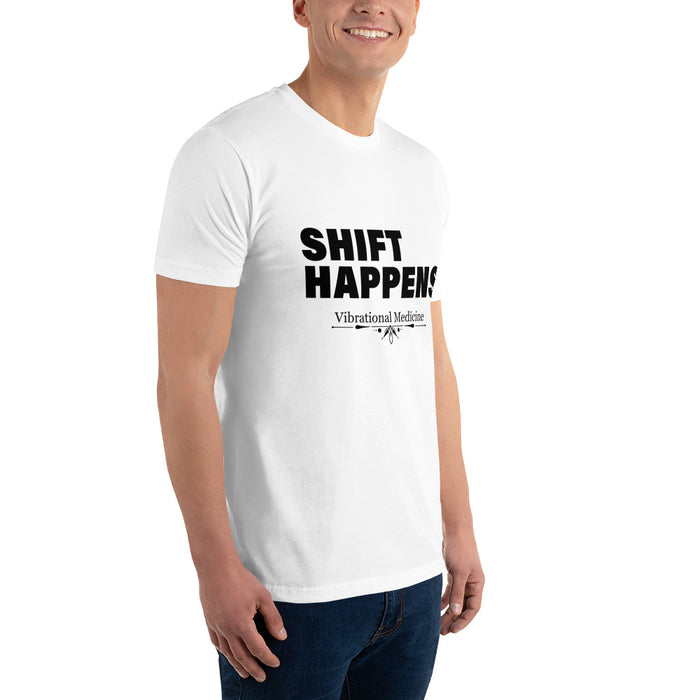 Shift Happens (White) Short Sleeve T-shirt