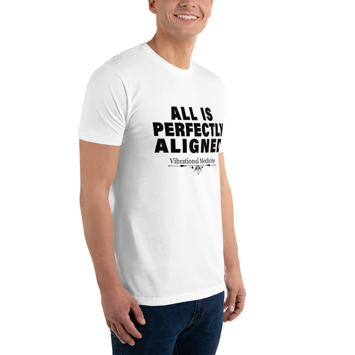 All Is Perfectly Aligned (White) Short Sleeve T-shirt