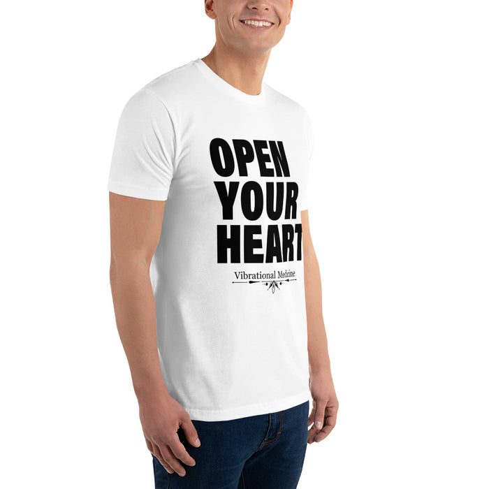 Open Your Heart (White) Short Sleeve T-shirt