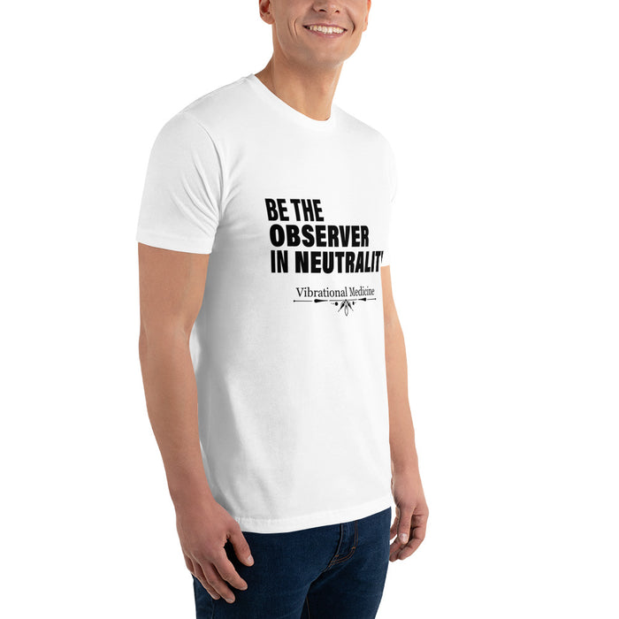 Be The Observer In Neutrality (White) Short Sleeve T-shirt