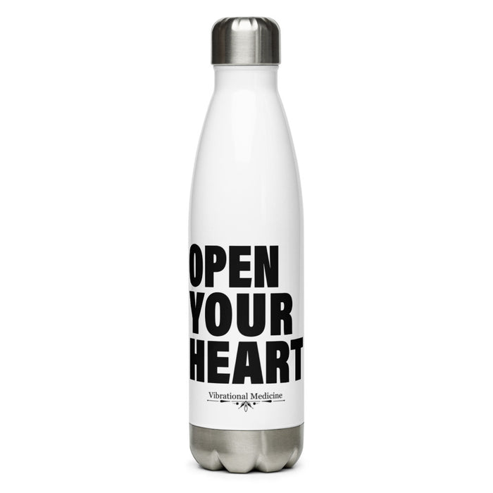 Open Your Heart Stainless Steel Water Bottle