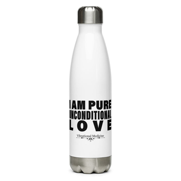 I Am Pure Unconditional Love Stainless Steel Water Bottle