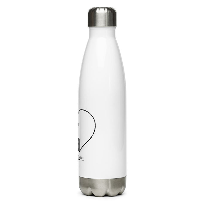 My Heart Is Open Stainless Steel Water Bottle