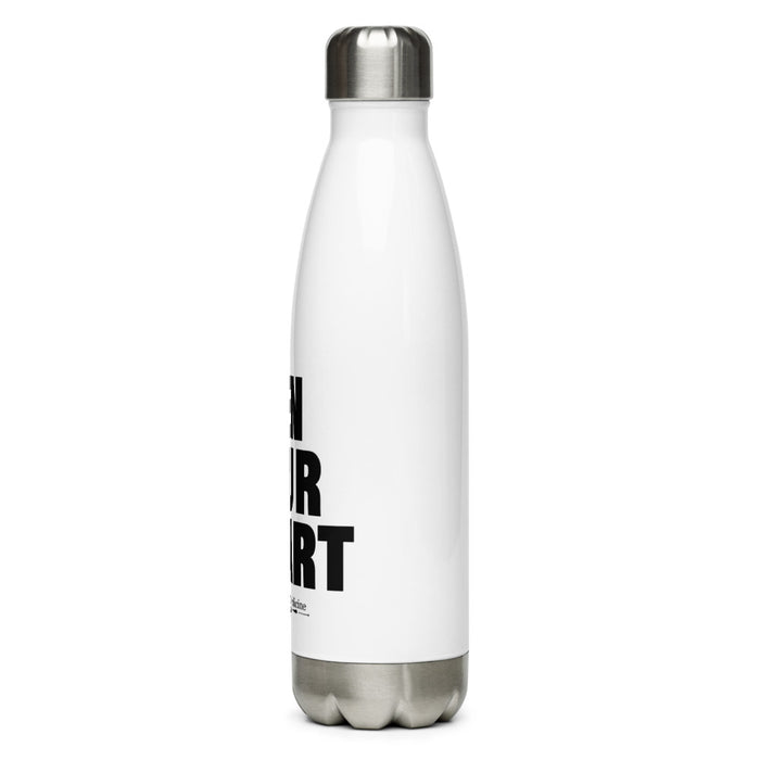 Open Your Heart Stainless Steel Water Bottle