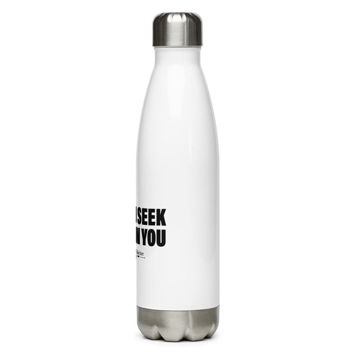 All You Seek Is Within You Stainless Steel Water Bottle