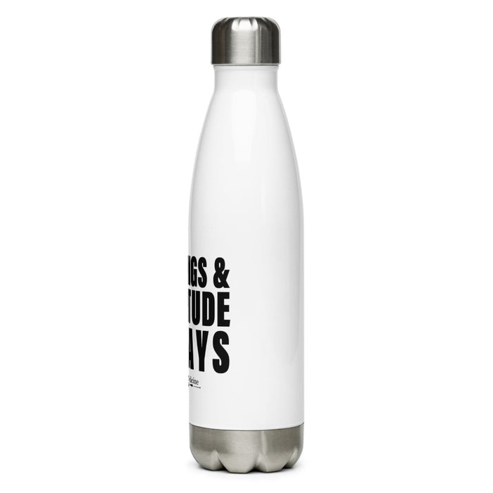 Blessings & Gratitude Always Stainless Steel Water Bottle