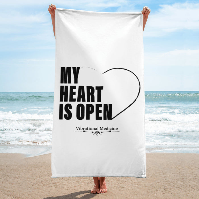 My Heart Is Open Towel