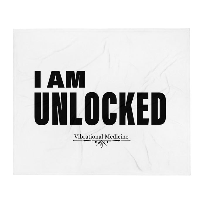 I Am Unlocked Throw Blanket