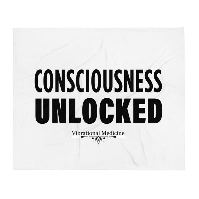 Consciousness Unlocked Throw Blanket