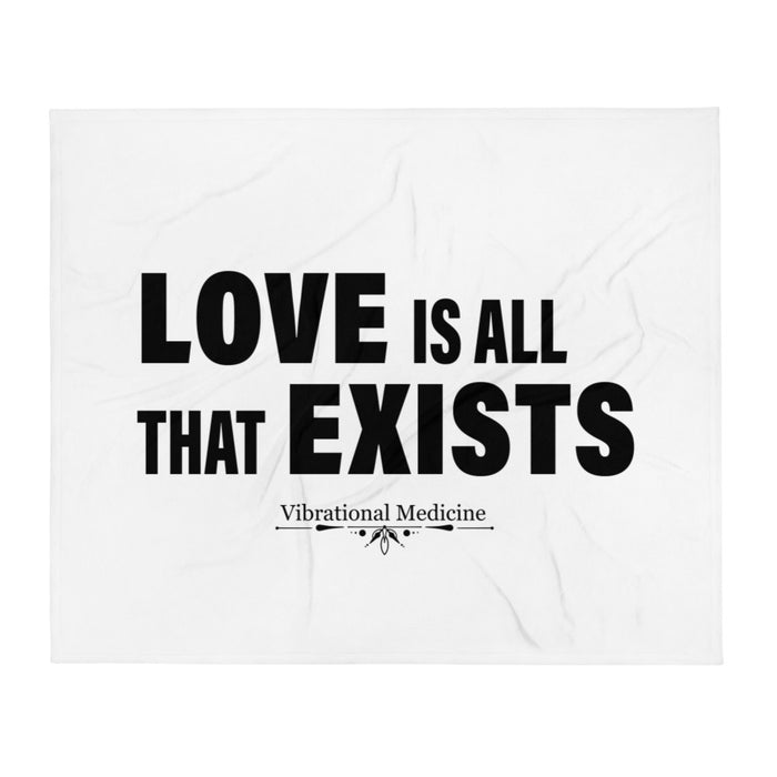 Love Is All That Exist Throw Blanket