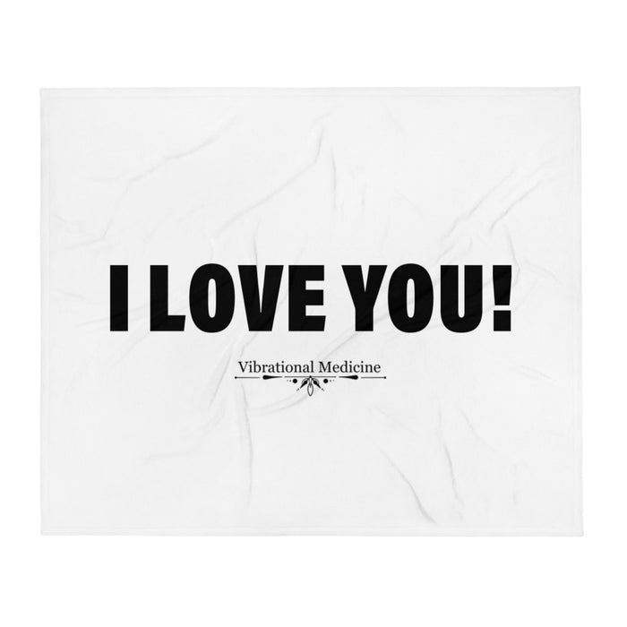 I Love You! Throw Blanket