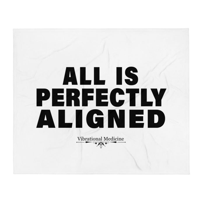 All Is Perfectly Aligned Throw Blanket