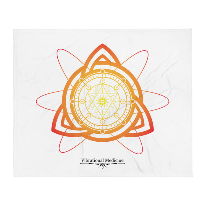 Atomic Clarity Throw Blanket