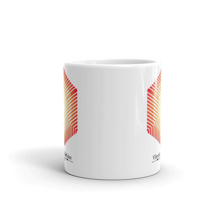 Hexacube White Glossy Mug