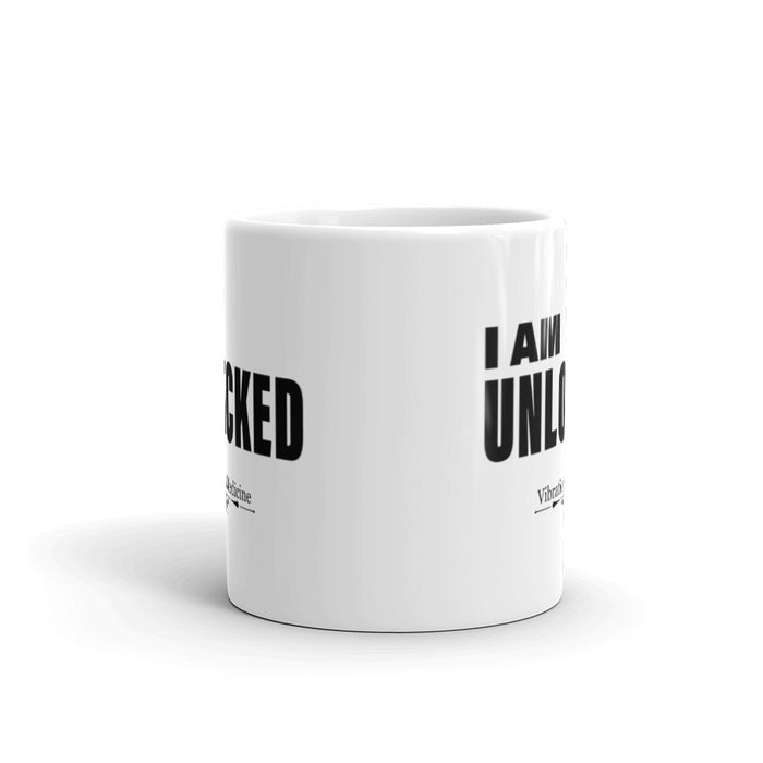 I Am Unblocked White Glossy Mug