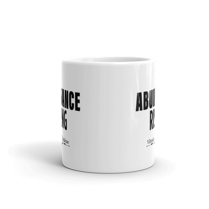 Abundance Rising White Glossy Mug