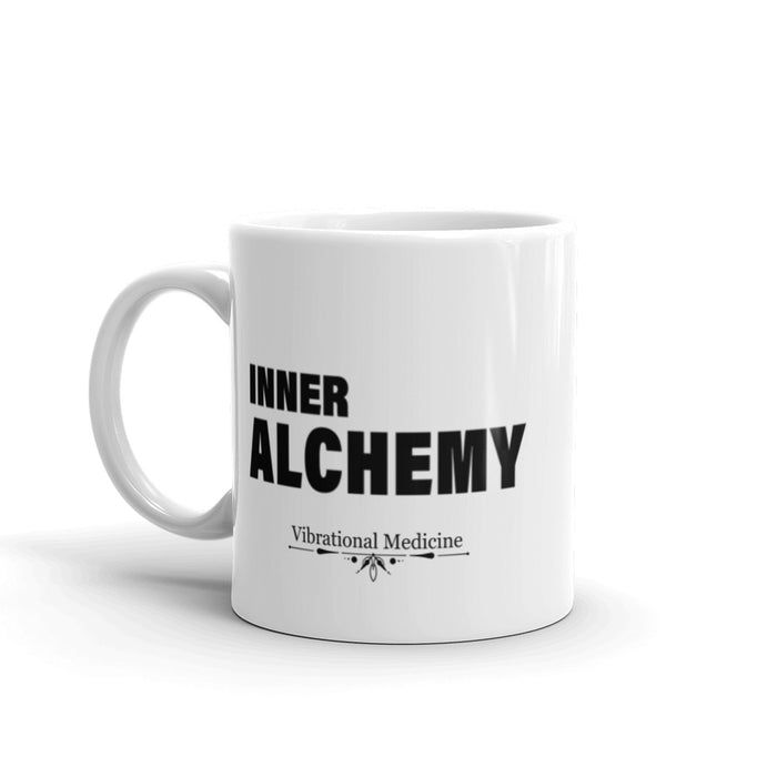 Inner Alchemy White Glossy Mug