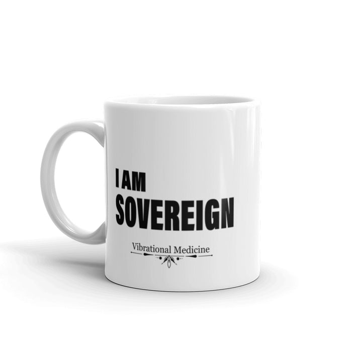 I Am Sovereign White Glossy Mug