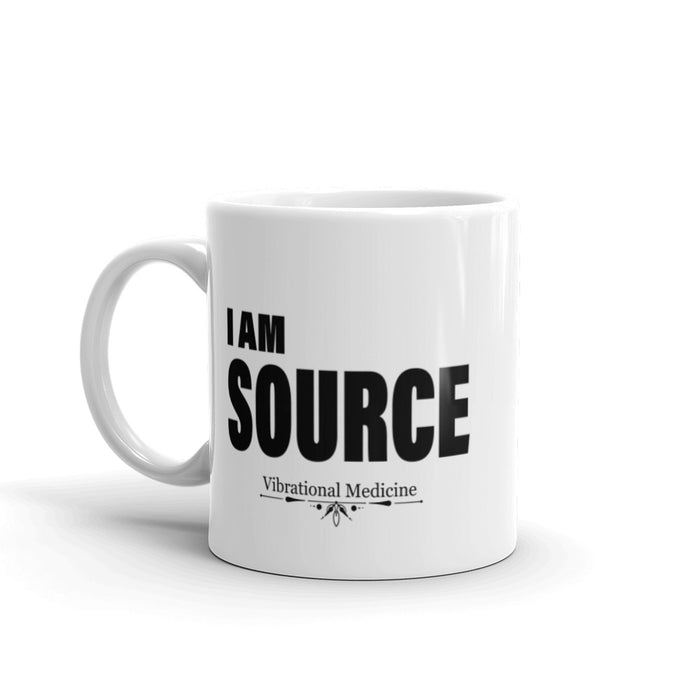 I Am Source White Glossy Mug