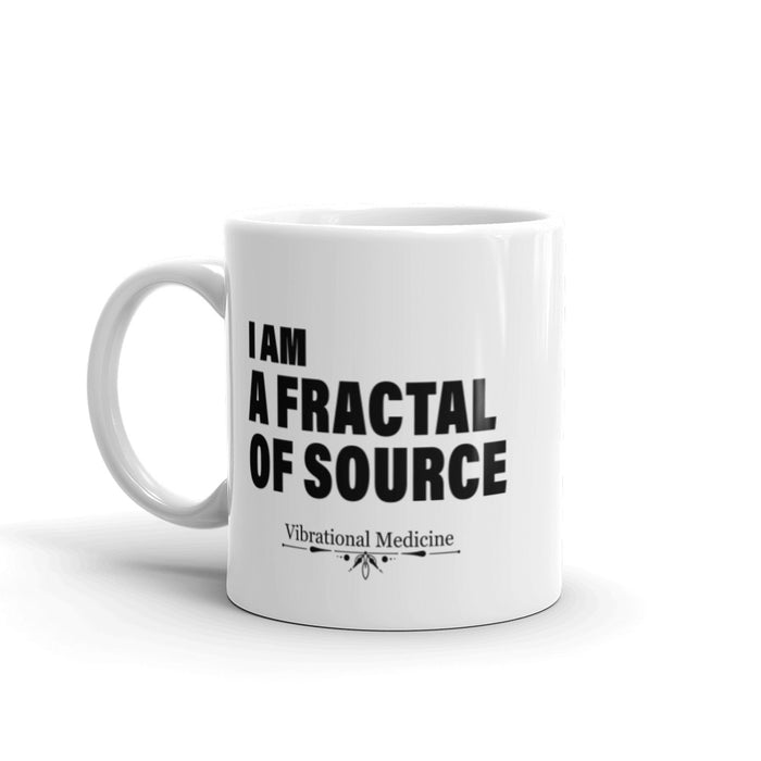 I Am A Fractal Of Source White Glossy Mug