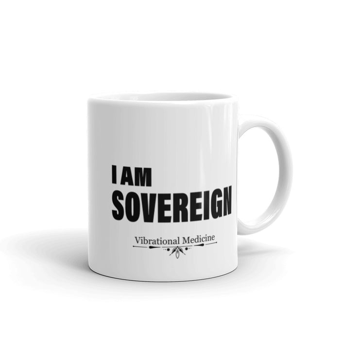 I Am Sovereign White Glossy Mug