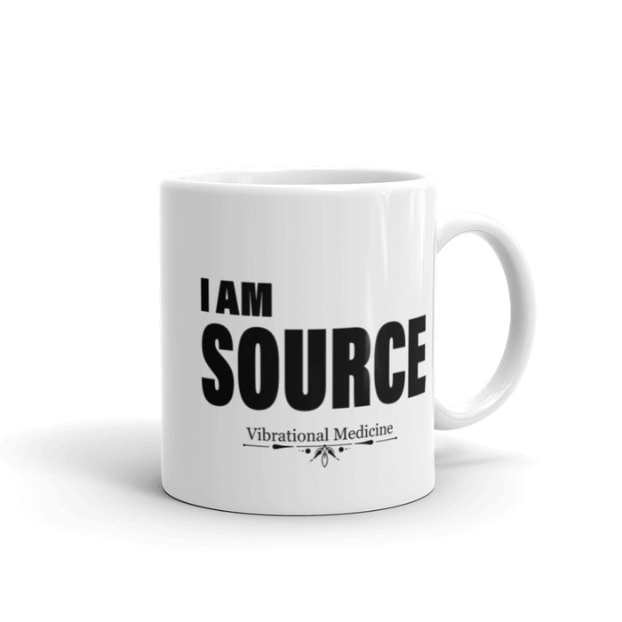 I Am Source White Glossy Mug