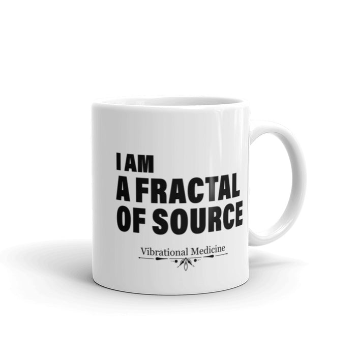 I Am A Fractal Of Source White Glossy Mug