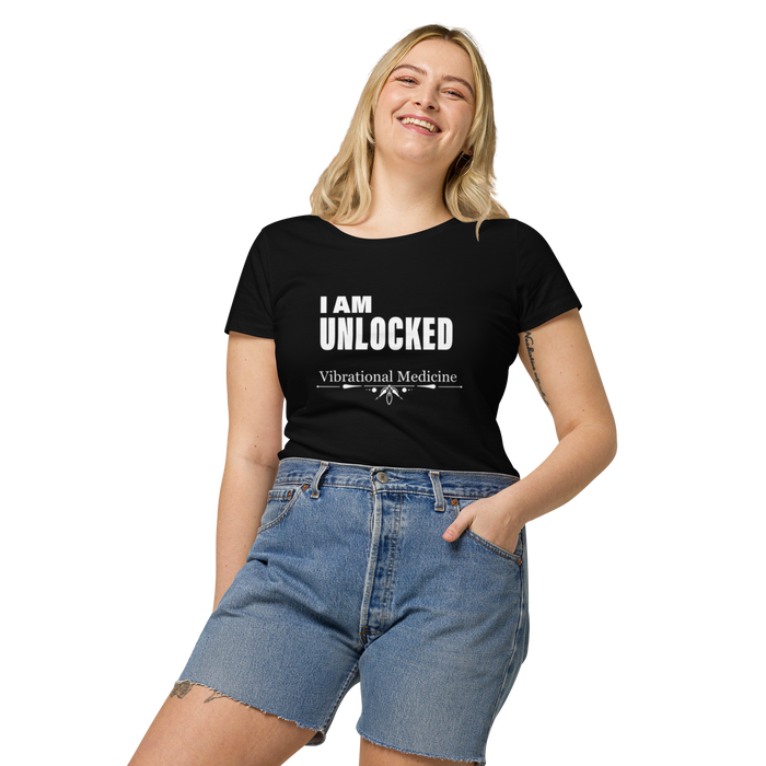 I Am Unlocked (Black) Women’s basic organic t-shirt