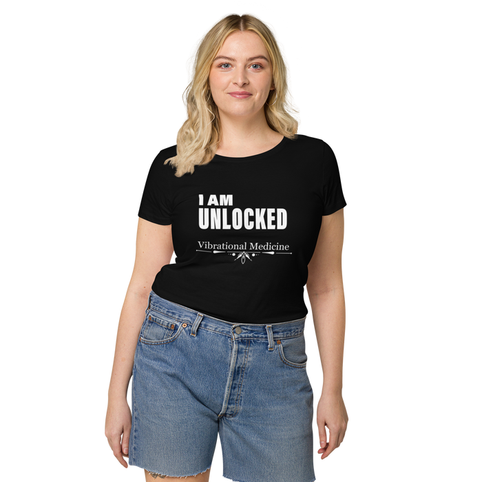 I Am Unlocked (Black) Women’s basic organic t-shirt