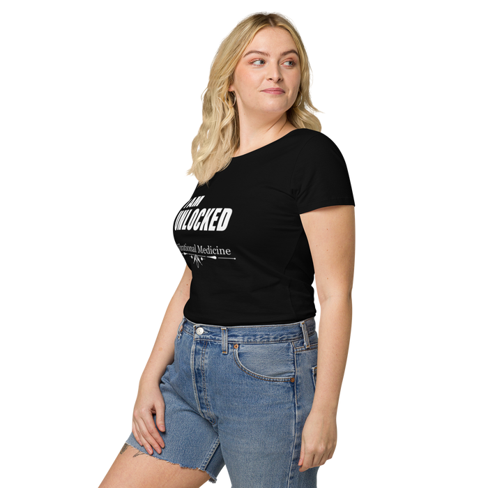 I Am Unlocked (Black) Women’s basic organic t-shirt