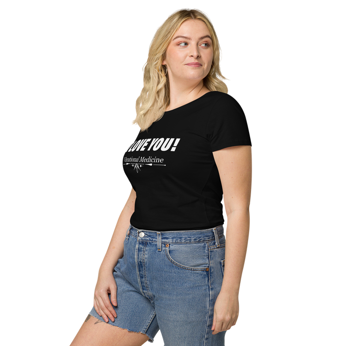 I Love You! (Black) Women’s basic organic t-shirt