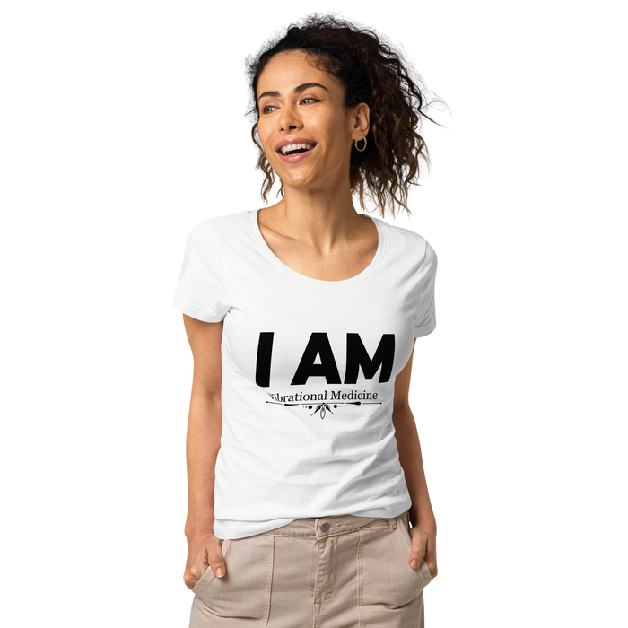 I Am (White) Women’s basic organic t-shirt