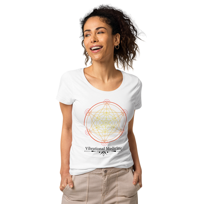 OmniSphere (White) Women’s basic organic t-shirt