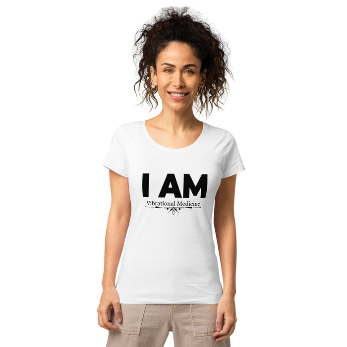 I Am (White) Women’s basic organic t-shirt