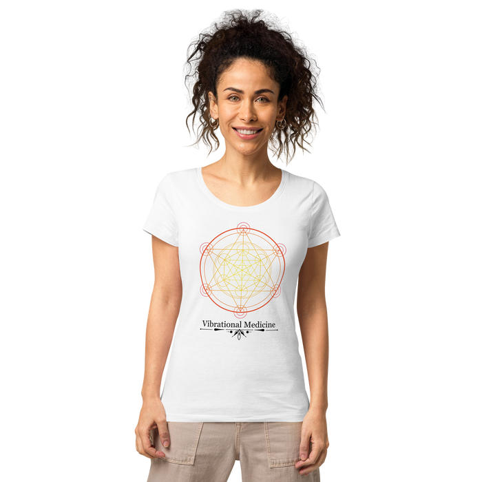 OmniSphere (White) Women’s basic organic t-shirt