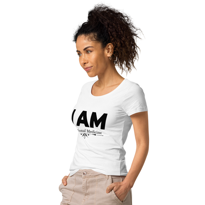 I Am (White) Women’s basic organic t-shirt