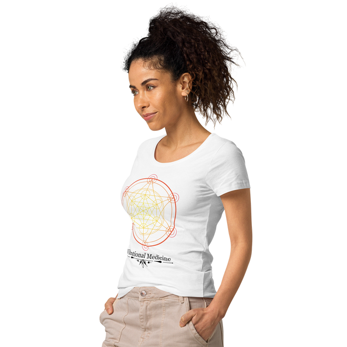 OmniSphere (White) Women’s basic organic t-shirt