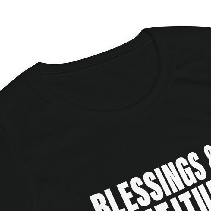 Blessings & Gratitude Always (Black) Women’s fitted t-shirt